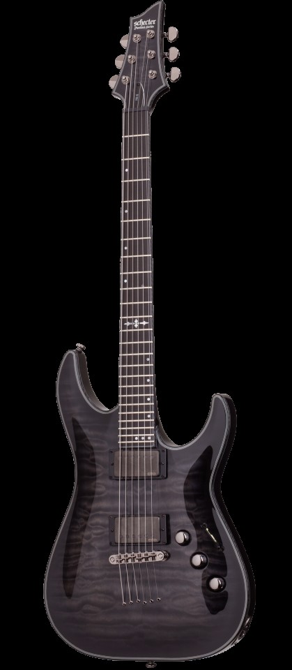 Schecter DIAMOND SERIES Hellraiser Hybrid C-1 Trans Black Burst 6-String  Electric Guitar